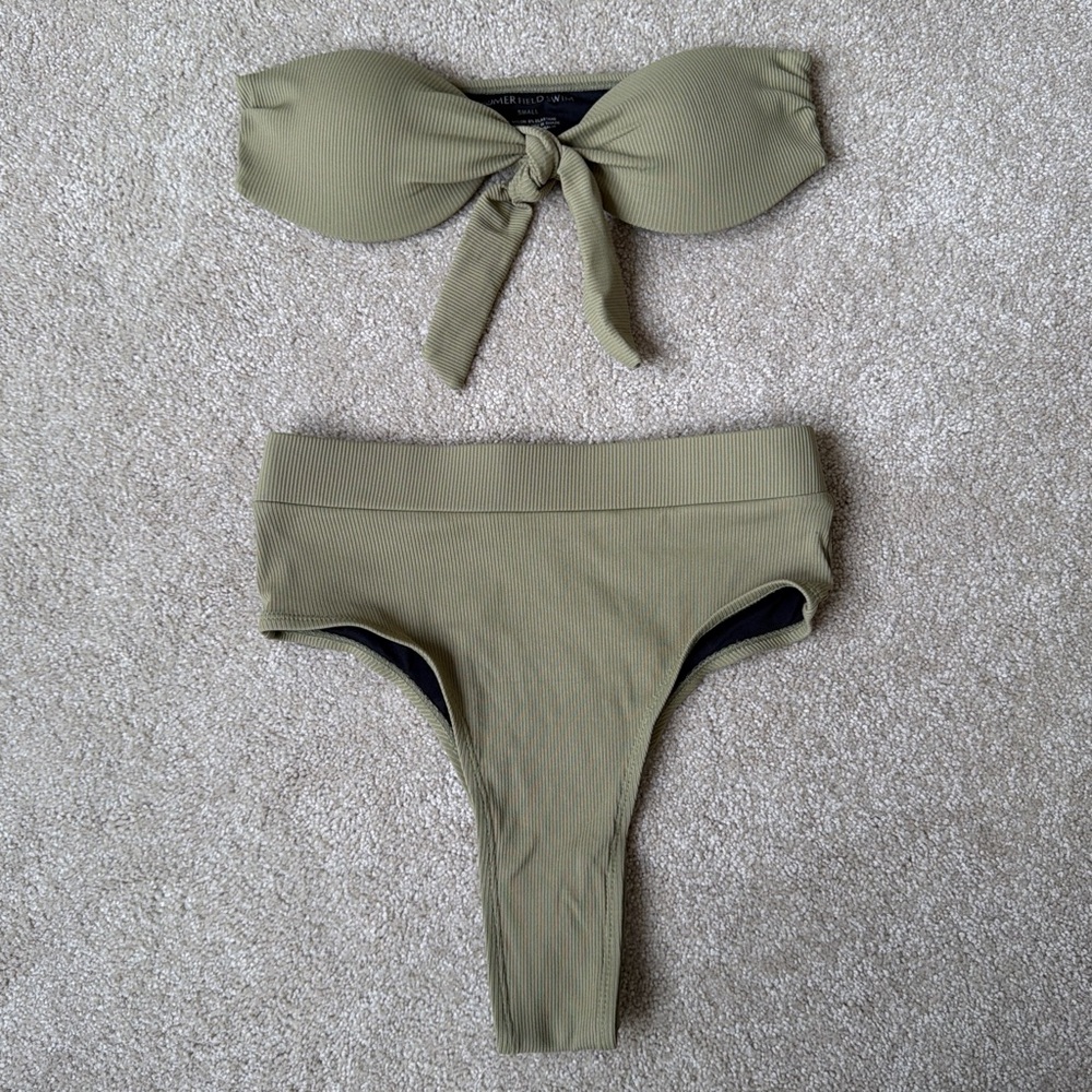 Somerfield Swim Khaki Bikini Set